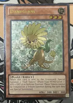 Yugioh Dandylion Ultimate Rare AP04-EN001 Near Mint - Image 1