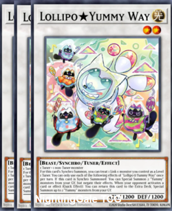Yugioh! Lollipo☆Yummy Way SUPER Justice Hunters JUSH-EN021 - Image 1