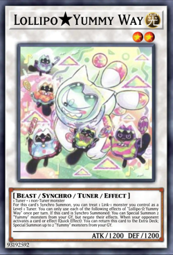 Yugioh! Lollipo☆Yummy Way SUPER Justice Hunters JUSH-EN021 PREORDER 2025 - Image 1