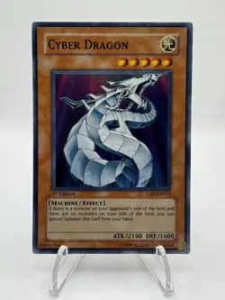 Yugioh Cyber Dragon 1st Edition Ultimate Rare CRV-EN015 - Image 1