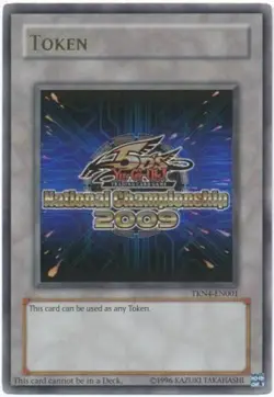1x (NM) National Championship 2009 Token - TKN4-EN001 - Ultra Rare YuGiOh - Image 1