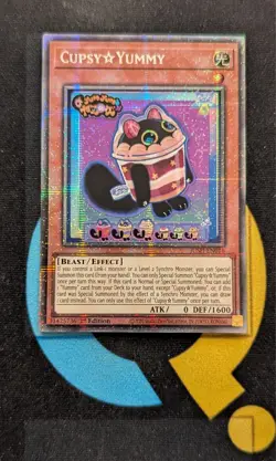 JUSH-EN016 Cupsy☆Yummy Starlight Rare 1st Ed YuGiOh - Image 1