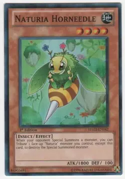 1x (EX) Naturia Horneedle - HA03-EN042 - Super Rare - Unlimited Edition YuGiOh - Image 1