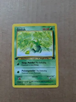 Oddish 1st Edition Team Rocket #63/82 Common Pokemon Card - Image 1