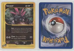 Sneasel Pokemon e-Card Series Aquapolis #110 2002 10cj - Image 3