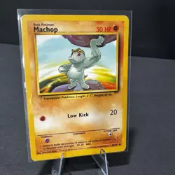 MACHOP - 52/102 - Base Set - Pokemon Card - MP - Image 1