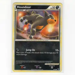 Pokemon TCG Houndour 54/90 HGSS Undaunted Regular Common Card EN-LP 2010 - Image 1