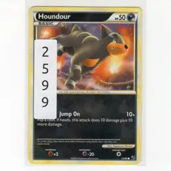 Pokemon TCG Houndour 54/90 HGSS Undaunted Regular Common Card EN-LP 2010 - Image 3