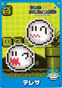 Teresa Super Mario World 1990 Japanese Trading Card - Top Nintendo F/S - Vintage - Image 1