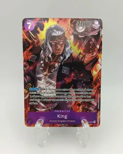 ONE PIECE KING Parallel Alt Art OP01-096 SR Card Game Romance Dawn NM English - Image 1