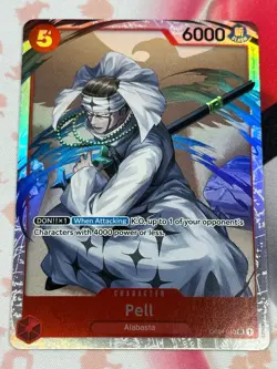 Pell OP04-013 English SR Kingdoms of Intrigue One Piece Card Game NM English - Image 1