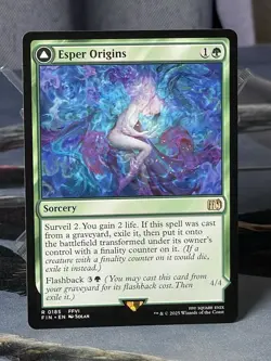 MTG Esper Origins Card RARE Fin 0185 Near Mint - Image 1