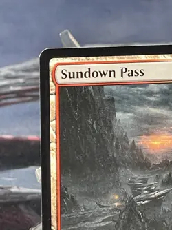 MTG Innistrad Remastered Rare Card Sundown Pass Innistrad (INR) #286 - Image 2