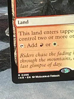 MTG Innistrad Remastered Rare Card Sundown Pass Innistrad (INR) #286 - Image 5