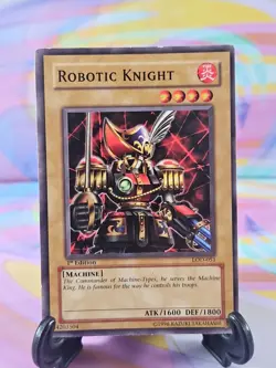 Yu-Gi-Oh TCG Card | Robotic Knight LOD-051 - Image 1