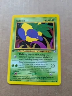 Pokemon TCG - Oddish - Neo Genesis 68/111 - 1st Edition Common Card - Image 1