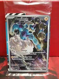 SEALED Pokemon TCG Thunderous #209 Promo Card Scarlet & Violet Black Bolt ETB - Image 1