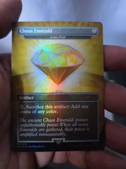 Chaos Emerald (Lotus Petal) Yellow 7035 Secret Lair Drop Sonic Bonus MTG NM - Image 1
