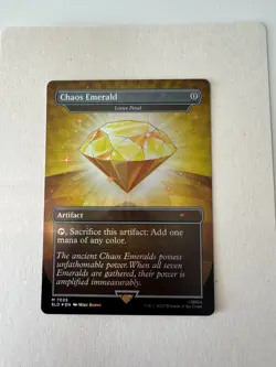 Chaos Emerald (Lotus Petal) Yellow 7035 Secret Lair Drop Sonic Bonus MTG NM - Image 1
