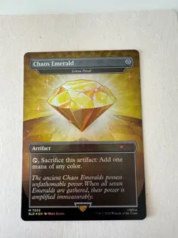 Chaos Emerald (Lotus Petal) Yellow 7035 Secret Lair Drop Sonic Bonus MTG NM - Image 2