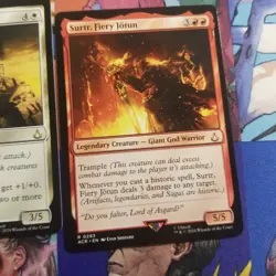 Mtg Assassin's Creed Rares Rooftop Bypass Surtr, Fiery Jotun Achilles... - Image 2
