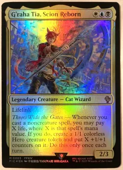 MTG G'raha Tia, Scion Reborn (Foil) Commander: Final Fantasy 0003 FFXIV NM - Image 1