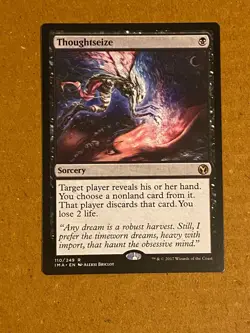 Magic the Gathering : ICONIC MASTERS Thoughtseize NM MTG - Image 1