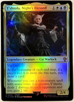 MTG Y'shtola, Night's Blessed (Foil) Commander: Final Fantasy 0007 FFXIV NM - Image 1