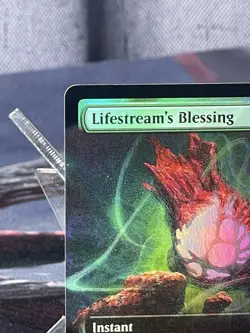 Lifestream's Blessing (Extended Art) -Foil Near Mint MTG - Image 2