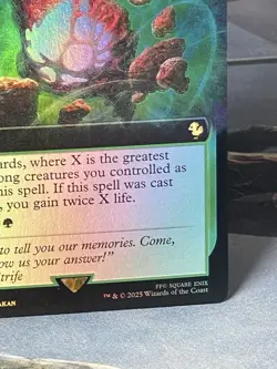 Lifestream's Blessing (Extended Art) -Foil Near Mint MTG - Image 4
