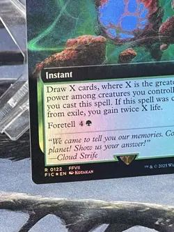 Lifestream's Blessing (Extended Art) -Foil Near Mint MTG - Image 5