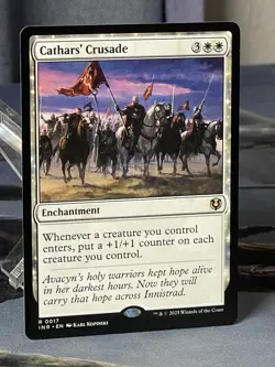 MTG Cathars' Crusade RARE Innistrad Remastered Regular 0017 NM/Mint - Image 1