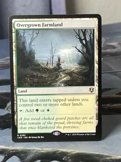MTG Overgrown Farmland RARE Innistrad Remastered 0282 Regular NM/Mint - Image 1