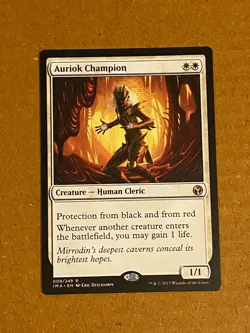 Magic the Gathering : ICONIC MASTERS Auriok Champion NM MTG - Image 1