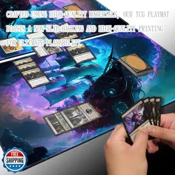 Board Game 14x24in TCG Playmat Compatible for CCG OCG DTCG PTCG MTG Play Mats - Image 4
