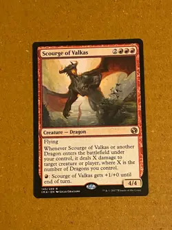 Magic the Gathering : ICONIC MASTERS Scourge of Valkas NM MTG - Image 1