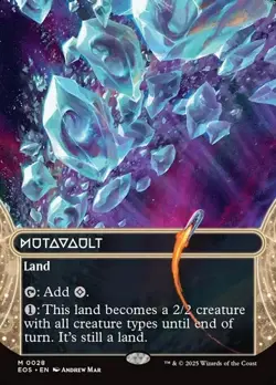 Mutavault (#28) - Foil Extended Art EOS NM MTG - Image 1
