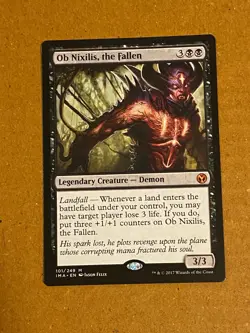 Magic the Gathering : ICONIC MASTERS Ob Nixilis the Fallen NM MTG - Image 1