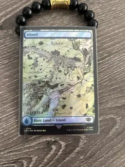 1x Island, 0715, Surge Foil - Full Art, Lord of the Rings, MTG NM - Image 1