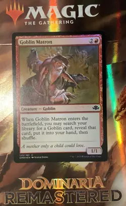 MTG DMR: Goblin Matron (Creature Goblin) Dominaria Remastered Foil 123/261 - Image 1