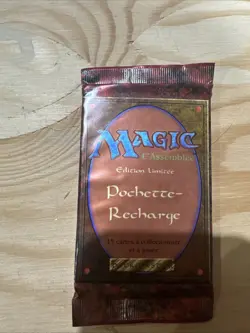 MTG Revised Booster Pack - French Foreign Black Border Factory Sealed Magic - Image 1