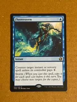 Magic the Gathering : ICONIC MASTERS Flusterstorm NM MTG - Image 1
