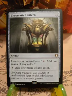 MTG Chromatic Lantern Commander Masters Regular Rare NM - Image 1