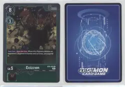 2021 Digimon Card Game - Double Diamond Rare Entmon #BT6-052 0ka3 - Image 3