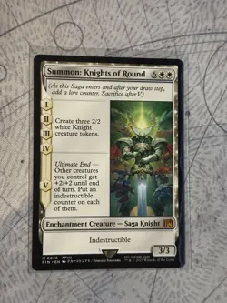 MTG Final Fantasy - Summon: Knights of Round 0036 Mythic Rare Non-Foil NM/M - Image 1