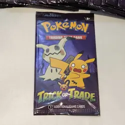 30 Packs Pokemon 2023 Halloween Trick Or Trade 3 Card Booster Pack New Sealed - Image 2