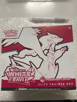 pokemon white flare etb Pokemon Center - plus black bolt promo. - Image 1