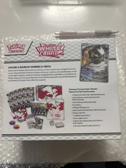 pokemon white flare etb Pokemon Center - plus black bolt promo. - Image 2