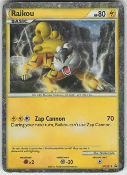 Raikou - HGSS19 Promo HGSS Promos HGSS19 Pokemon - Image 1