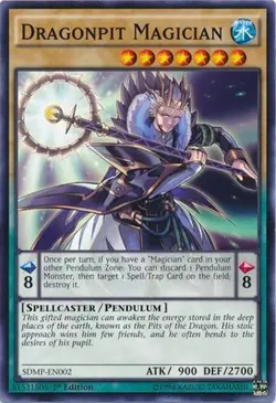 Dragonpit Magician - PEVO-EN014 - NM - Super Rare - 1st ed - Yugioh - Image 1